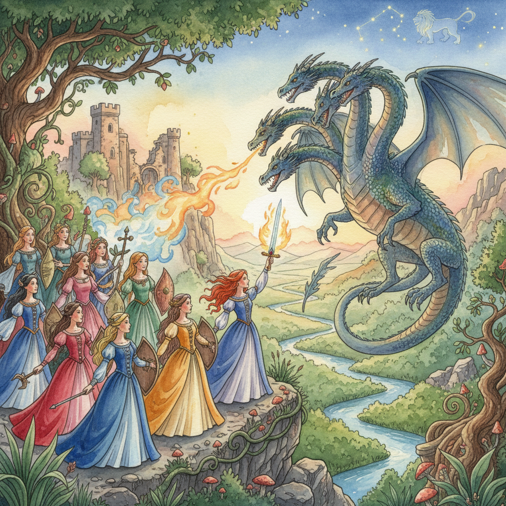 A Negyven Királyfi éS a Hétfejü Sárkány