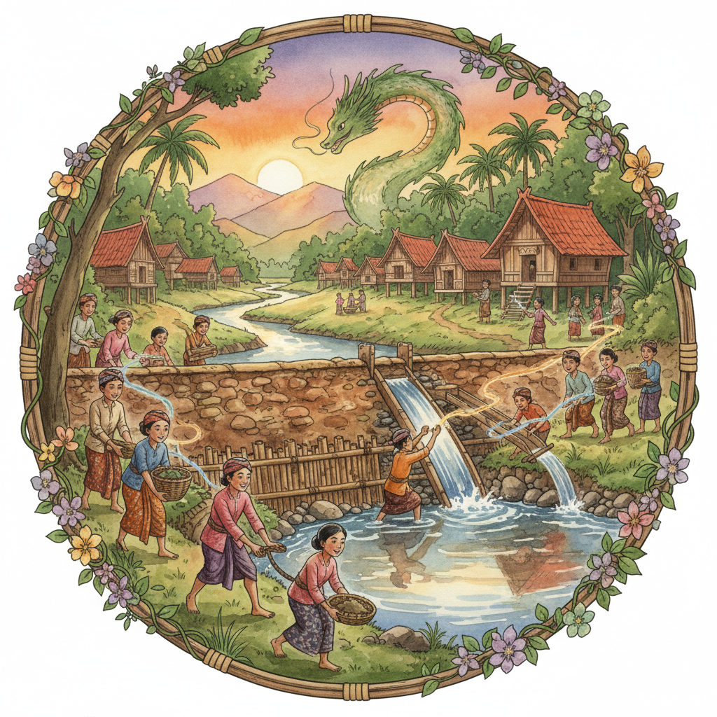 Asal Usul Nama Desa Bendungan