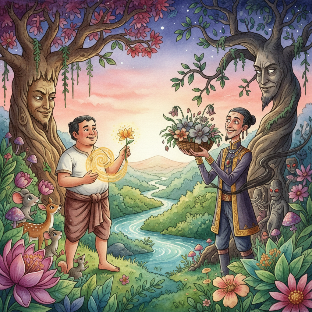 Cerita Si Gemuk Dan Si Kurus