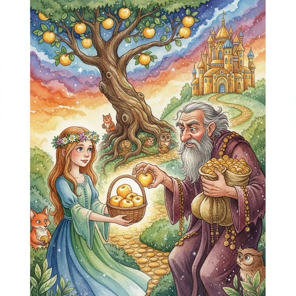 Il Burattinaio Mangiafoco Regala Cinque Monete D'oro a Pinocchio Perchè Le Porti Al Suo Babbo Geppetto: E Pinocchio, Invece, Si Lascia Abbindolare Dalla Volpe E Dal Gatto E Se Ne Va Con Loro