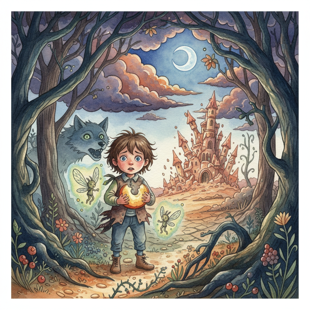 Pinocchio Ha Fame E Cerca Un Uovo Per Farsi Una Frittata; Ma Sul Più Bello, La Frittata Gli Vola Via Dalla Finestra